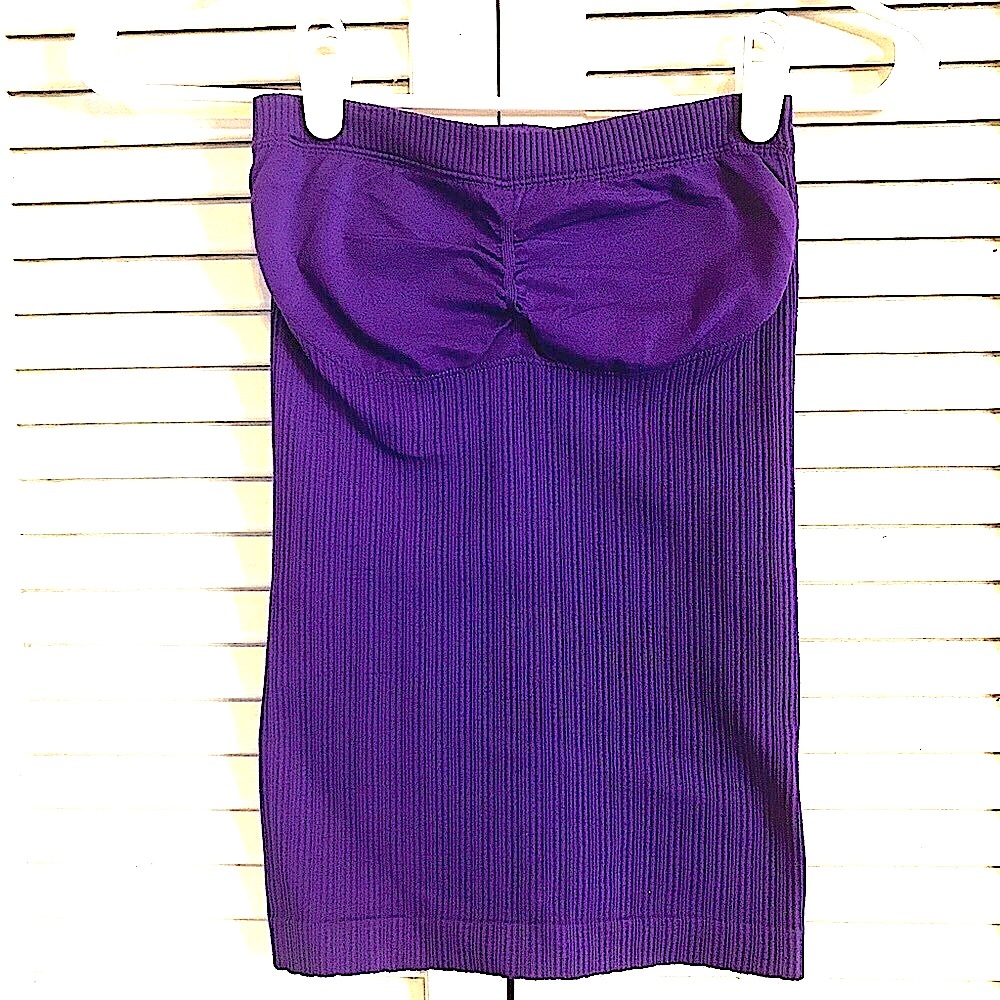 Vixen Purple Nylon/spandex tube top S/M